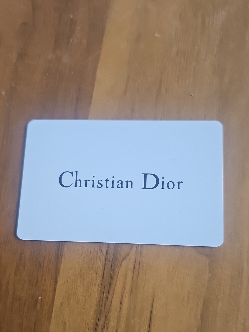 DIOR Auth Card